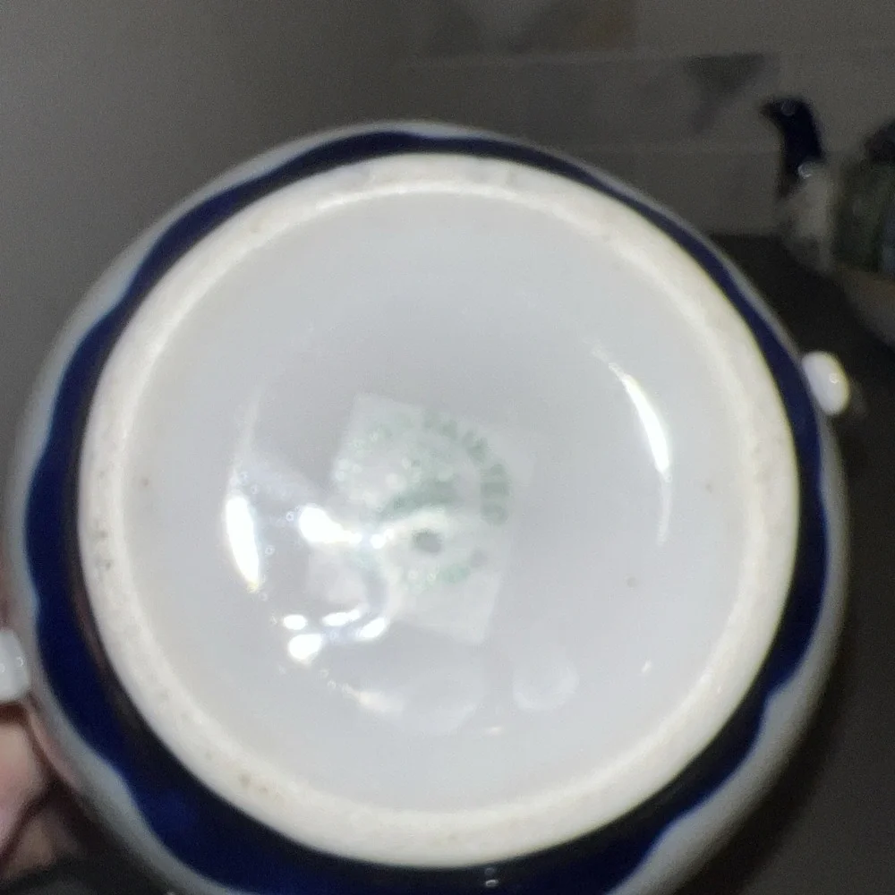 Vintage Hand Painted Floral Design 3 Piece (missing Lids) Tea Set, Made In Japan